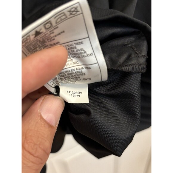 Nike Golf Men's Windbreaker Jacket Long Sleeve Black V-Neck CLIMA-FIT size XL - Picture 8 of 14